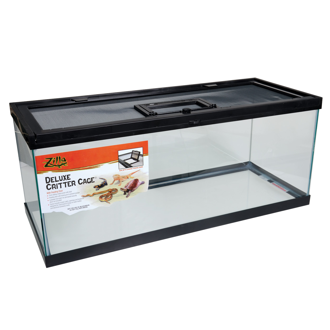 Deluxe Critter Cage with Feeding Door - 20 gal Long