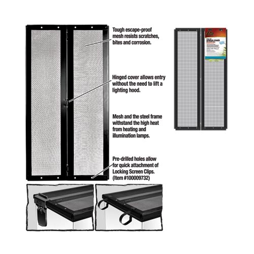 Fresh Air Screen Cover with Center Hinge - 24" x 12"