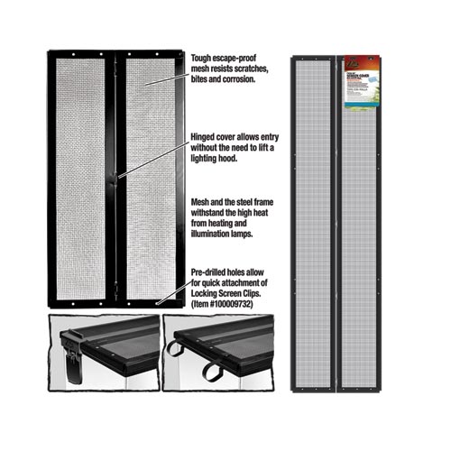 Fresh Air Screen Cover with Center Hinge - 48" x 13"