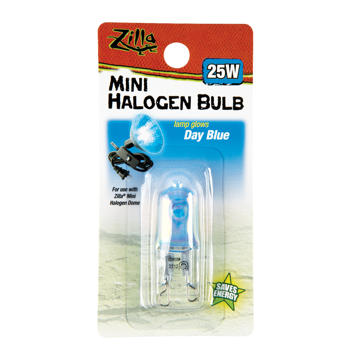 Mini Halogen Bulb - Day Blue - 25 W