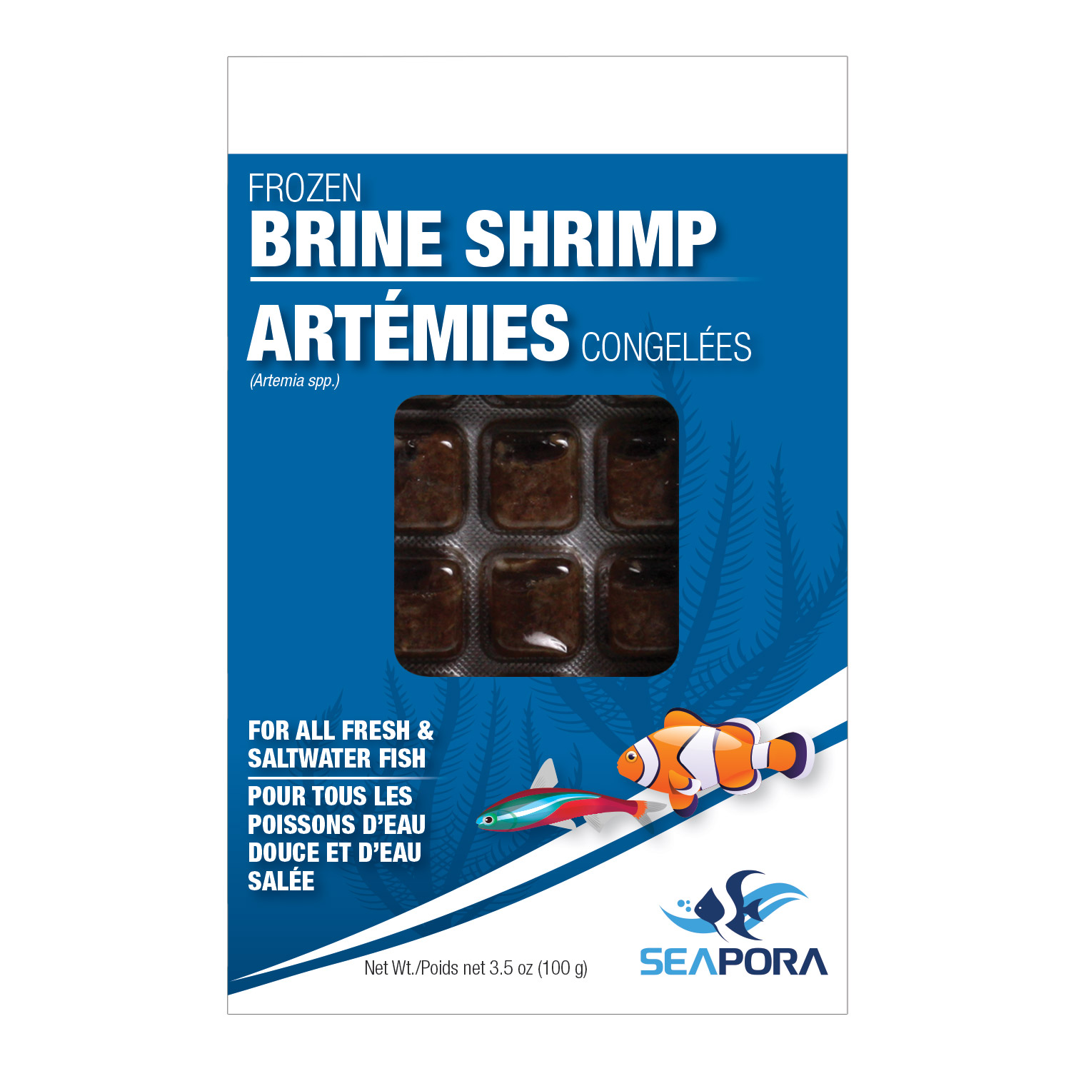 Frozen Brine Shrimp - 35 Cubes - 100 g