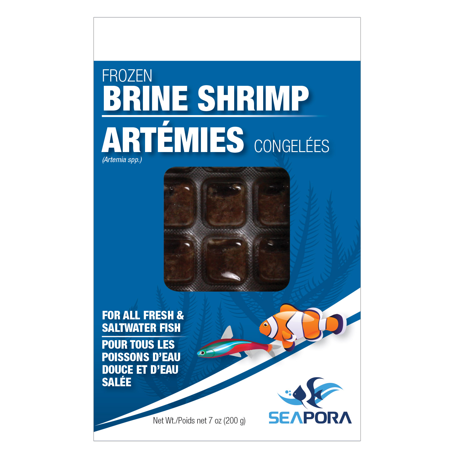 Frozen Brine Shrimp - 70 Cubes - 200 g