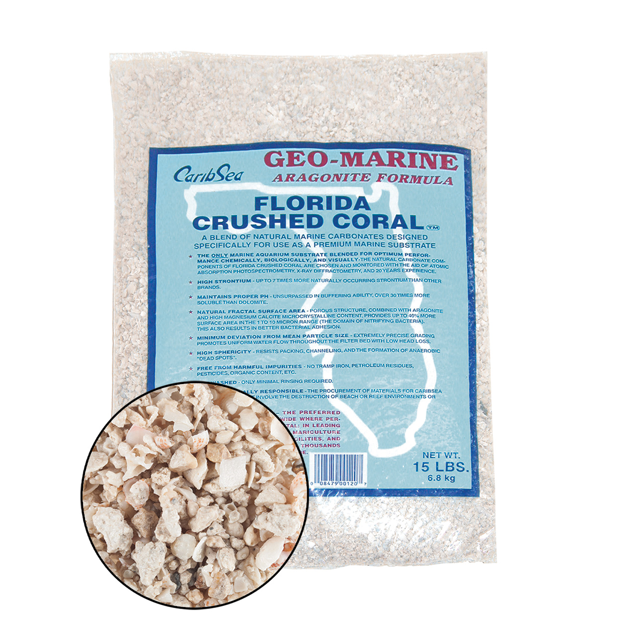Geo-Marine Florida Crushed Coral - 15 lb