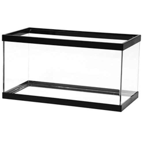 Standard Aquarium - Black Frame - 15 gal - Clear Silicone