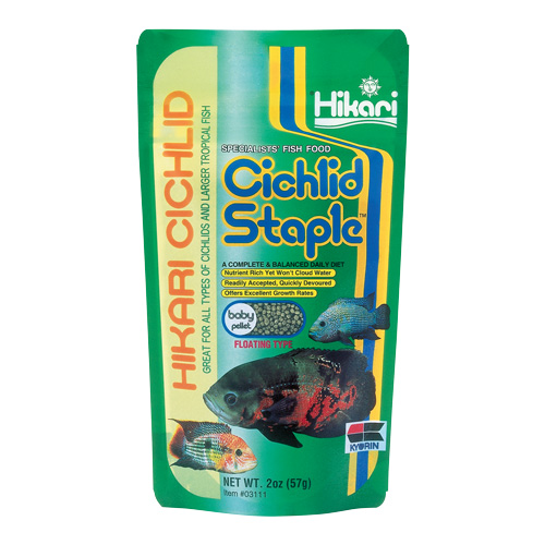 Cichlid Staple - Baby Pellets - 2 oz