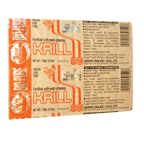 Frozen Krill - Cubes - 3.5 oz