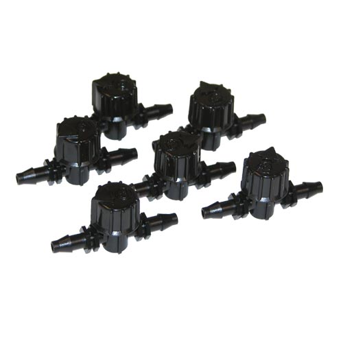 Micro Ball Valves - Barb x Barb - 6 pk