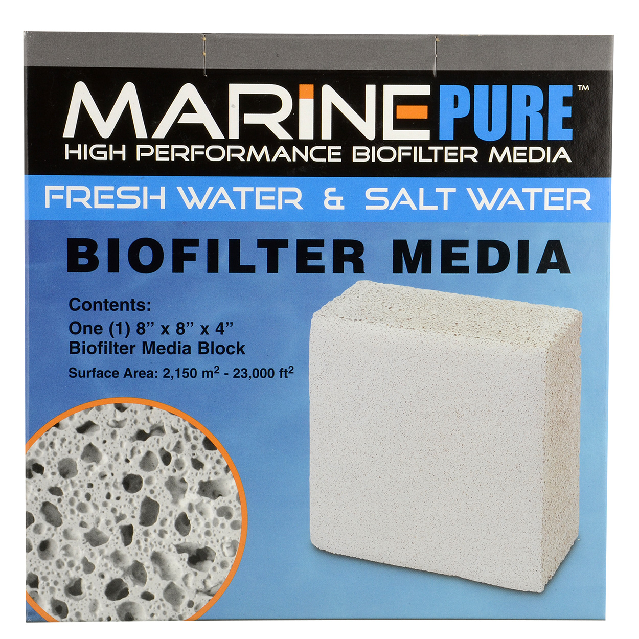 Biofilter Media Block - 8" x 8" x 4"