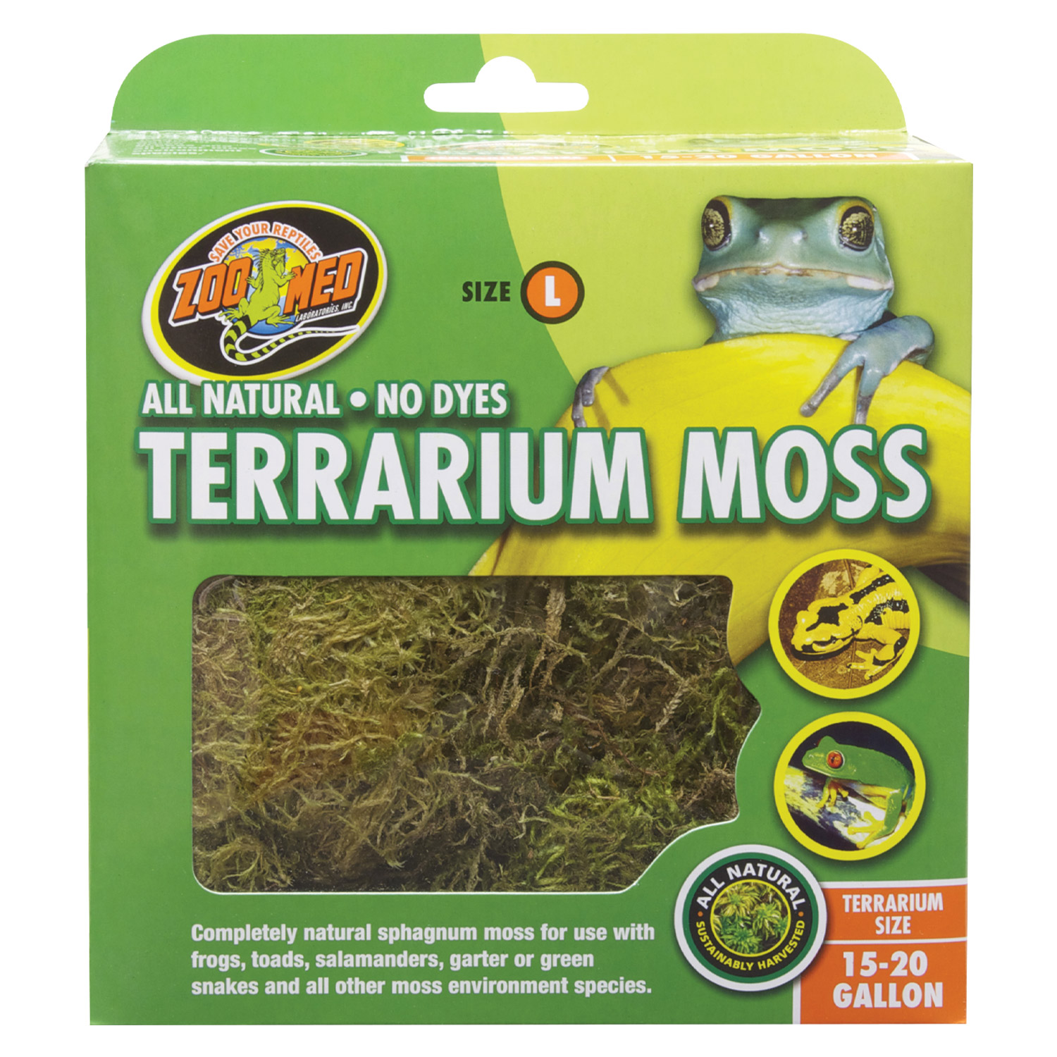 Terrarium Moss 15 to 20 gal