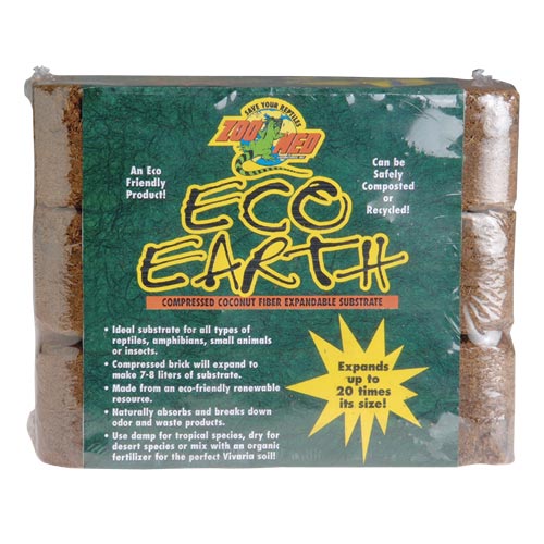 Eco Earth Coconut Fiber Substrate - 3 Bricks