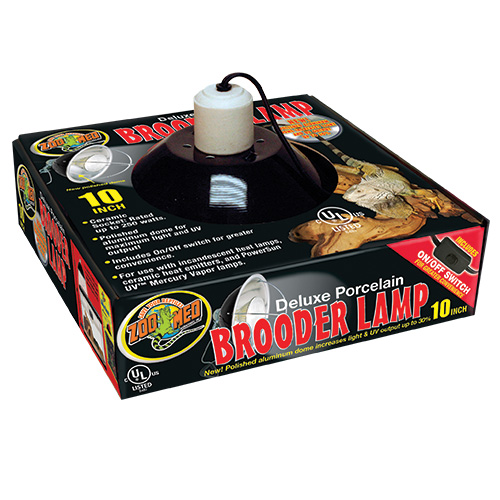 Deluxe Porcelain Clamp Lamp - 10"