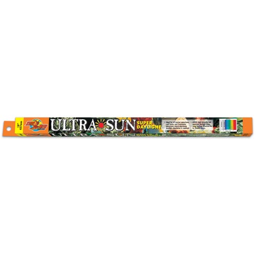 6,500K Ultra Sun T8 Fluorescent Lamp - 15 W - 18"