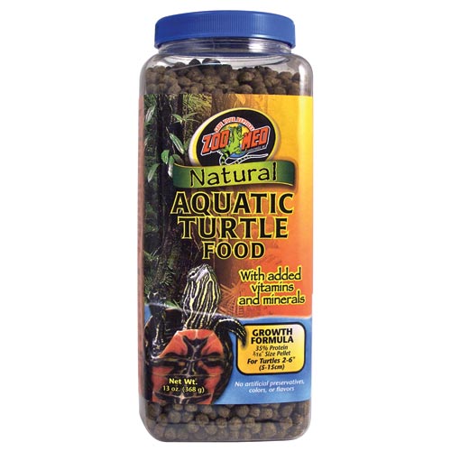 Natural Aquatic Turtle Food - Growth Formula - 13 oz