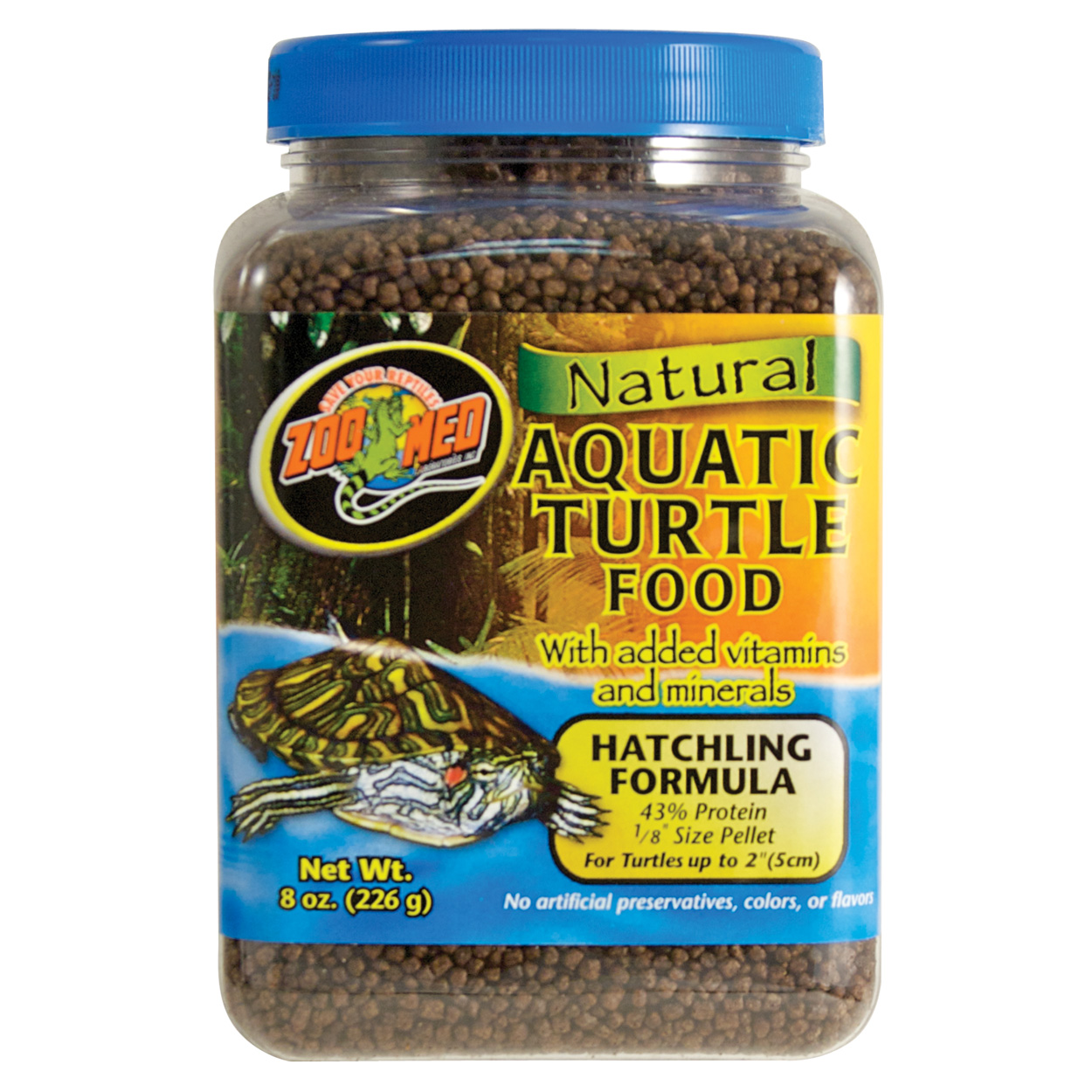 Natural Aquatic Turtle Food - Hatchling Formula - 7.5 oz