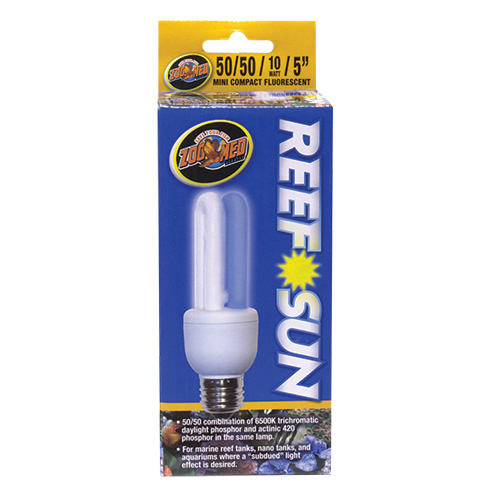 50/50 Reef Sun Mini Compact Fluorescent Lamp - 10 W