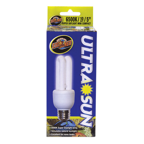 6,500K Ultra Sun Mini Compact Fluorescent Lamp - 10 W