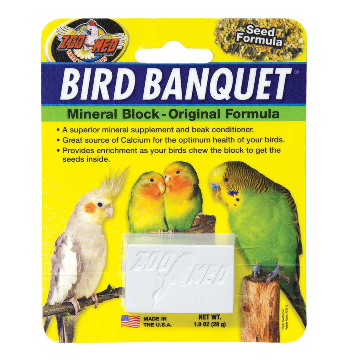 Bird Banquet Mineral Block - Original Formula - 1 oz
