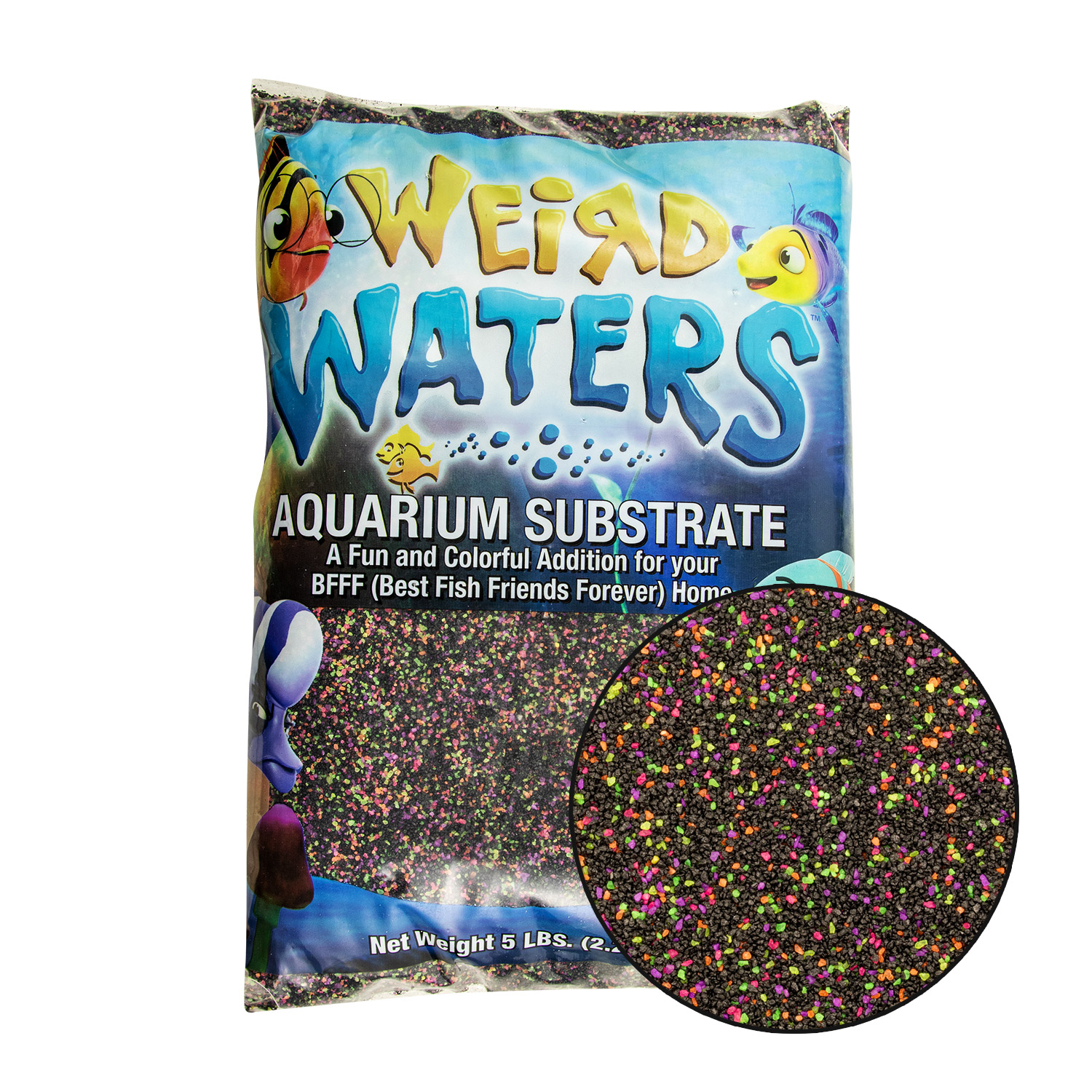 Aquarium Substrate - Assorted Colours - 5lbs