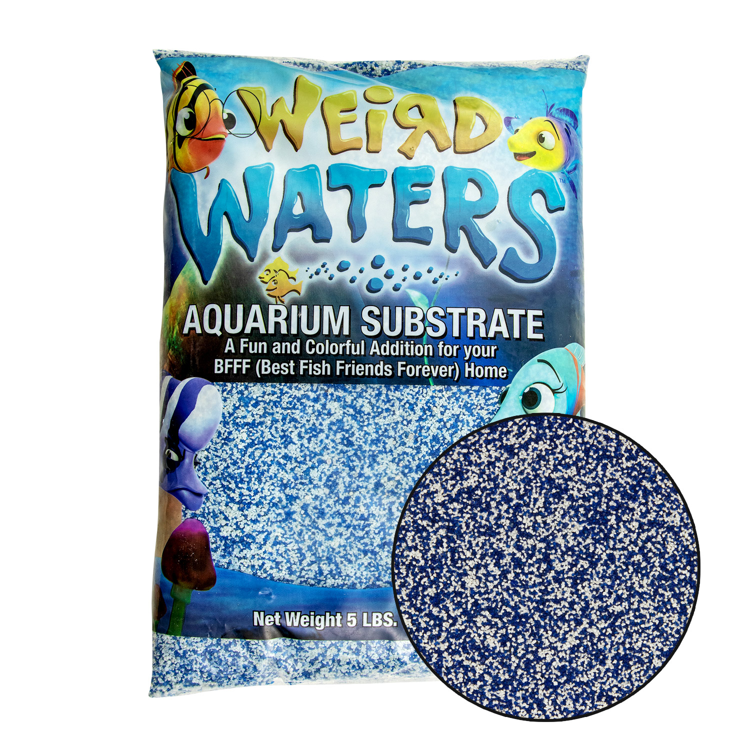 Aquarium Substrate - Blue Zoo Blue - 5lbs