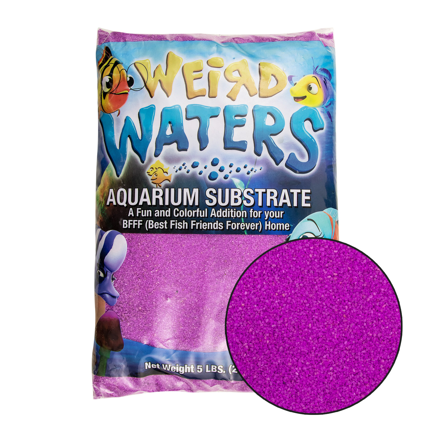 Aquarium Substrate - Pebble Portal Purple - 5lbs
