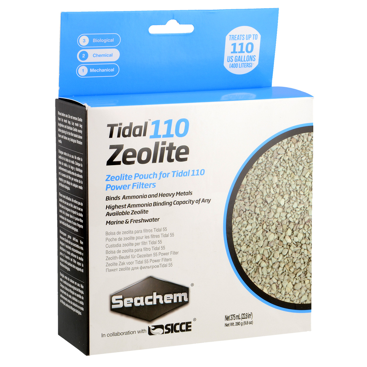 Tidal 110 Zeolite - 375 ml (Bagged)