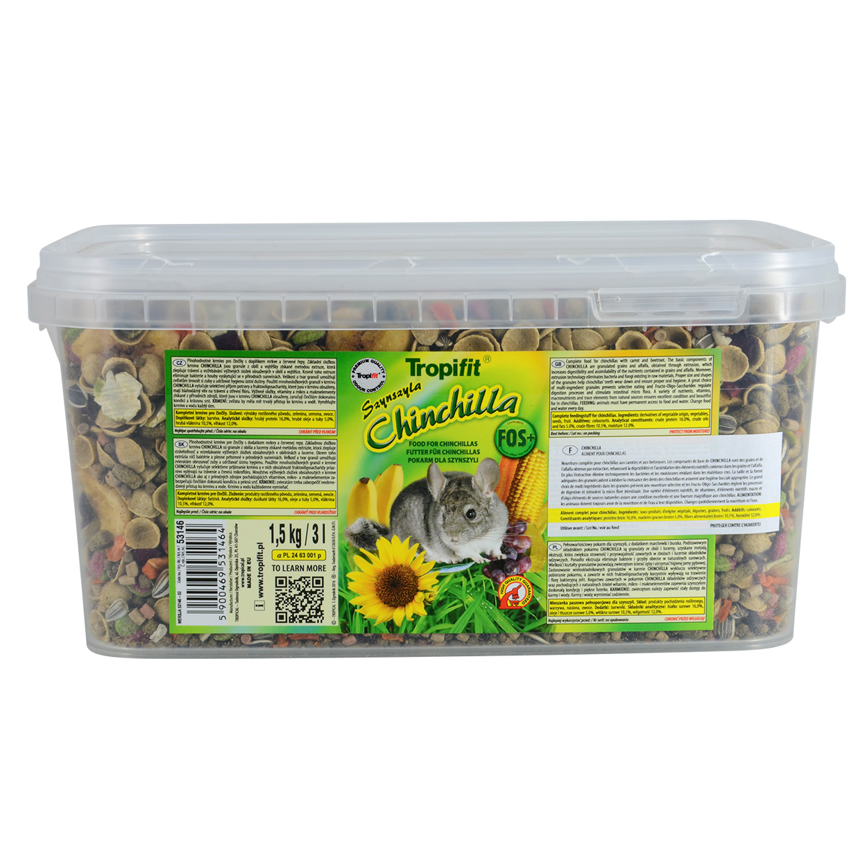 Chinchilla Food - 1.5 kg