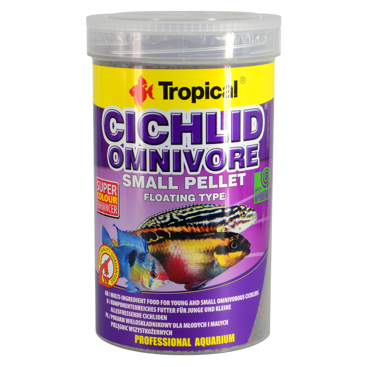 Cichlid Omnivore Small Floating Pellets - 360 g