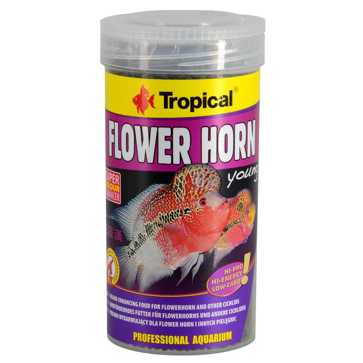 Young Flower Horn Cichlid Pellets - 95 g