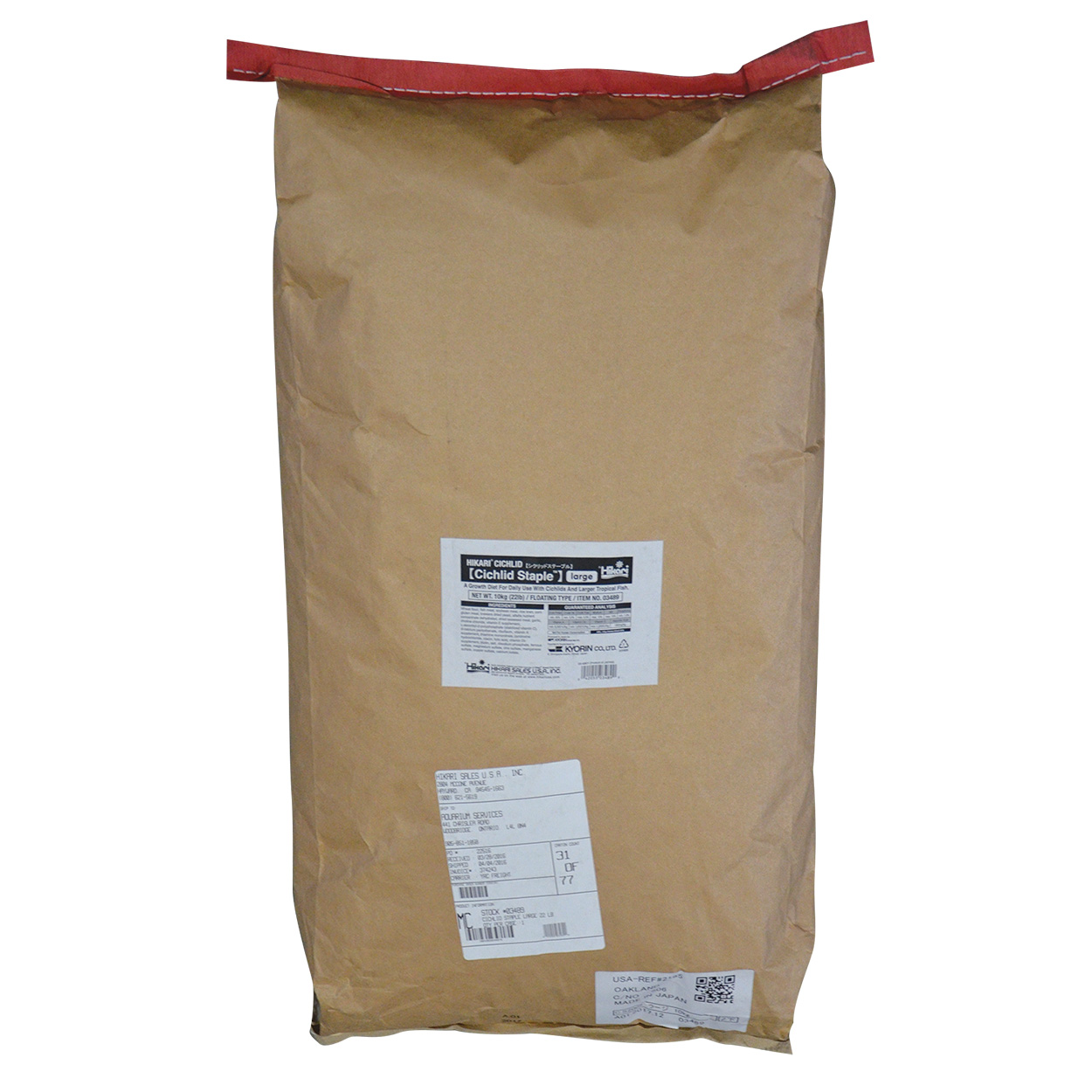 Cichlid Staple - Large Pellets - 22 lb