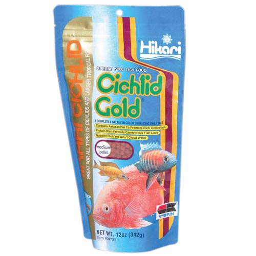 Sinking Cichlid Gold - Medium Pellets - 12 oz
