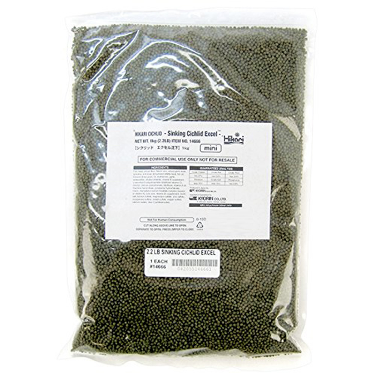 Sinking Cichlid Excel - Mini Pellets - 2.2 lb