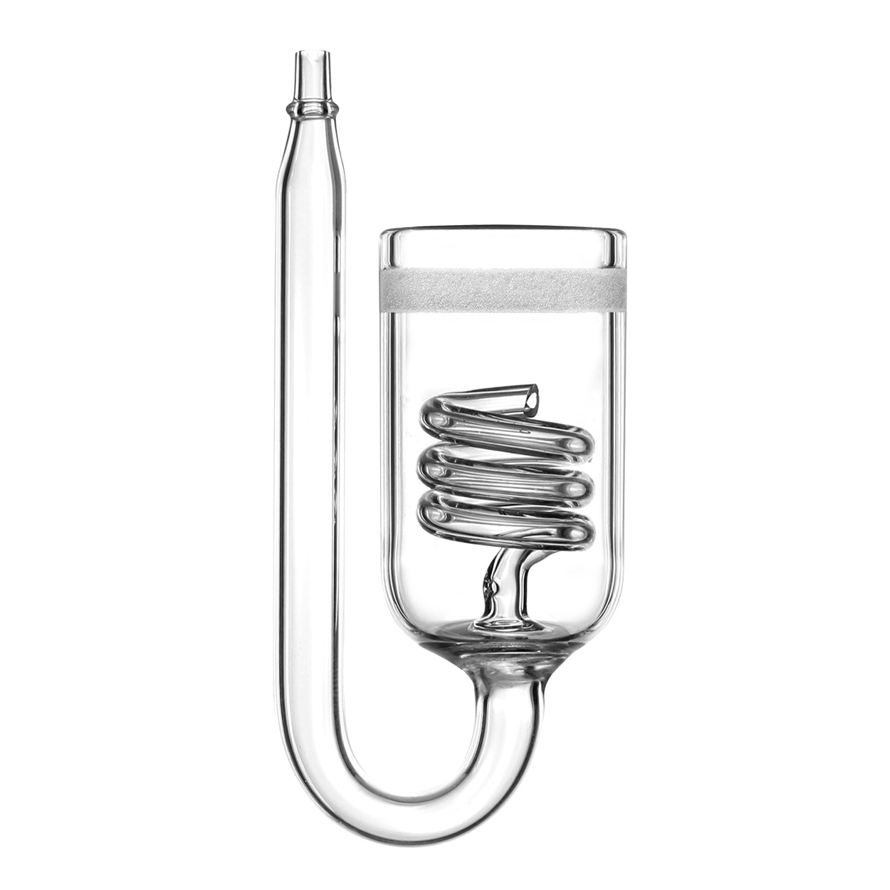 Glass Bubble Counter Spiral Diffuser - 23 mm