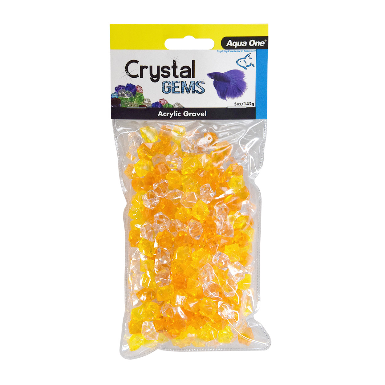 Crystal Gems Acrylic Gravel - Sunset - 5 oz