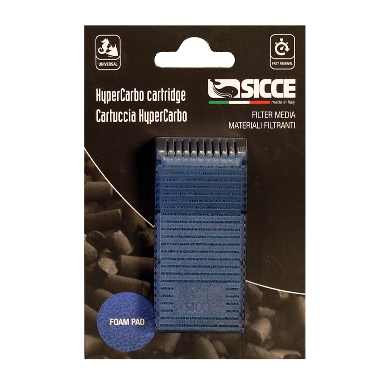 Replacement HyperCarbo Cartridge with Sponge For Micron Plus Filter