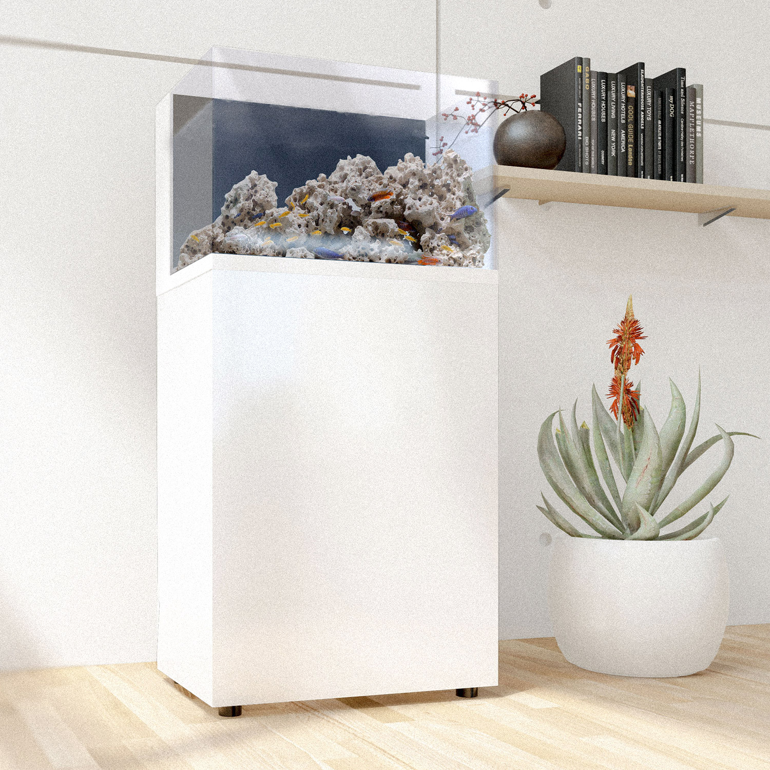 ProStar AIO 23 Tank and Cabinet - White