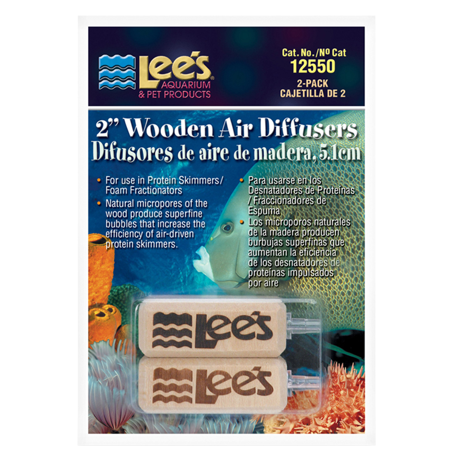Wooden Air Diffusers - 2" - 2 pk