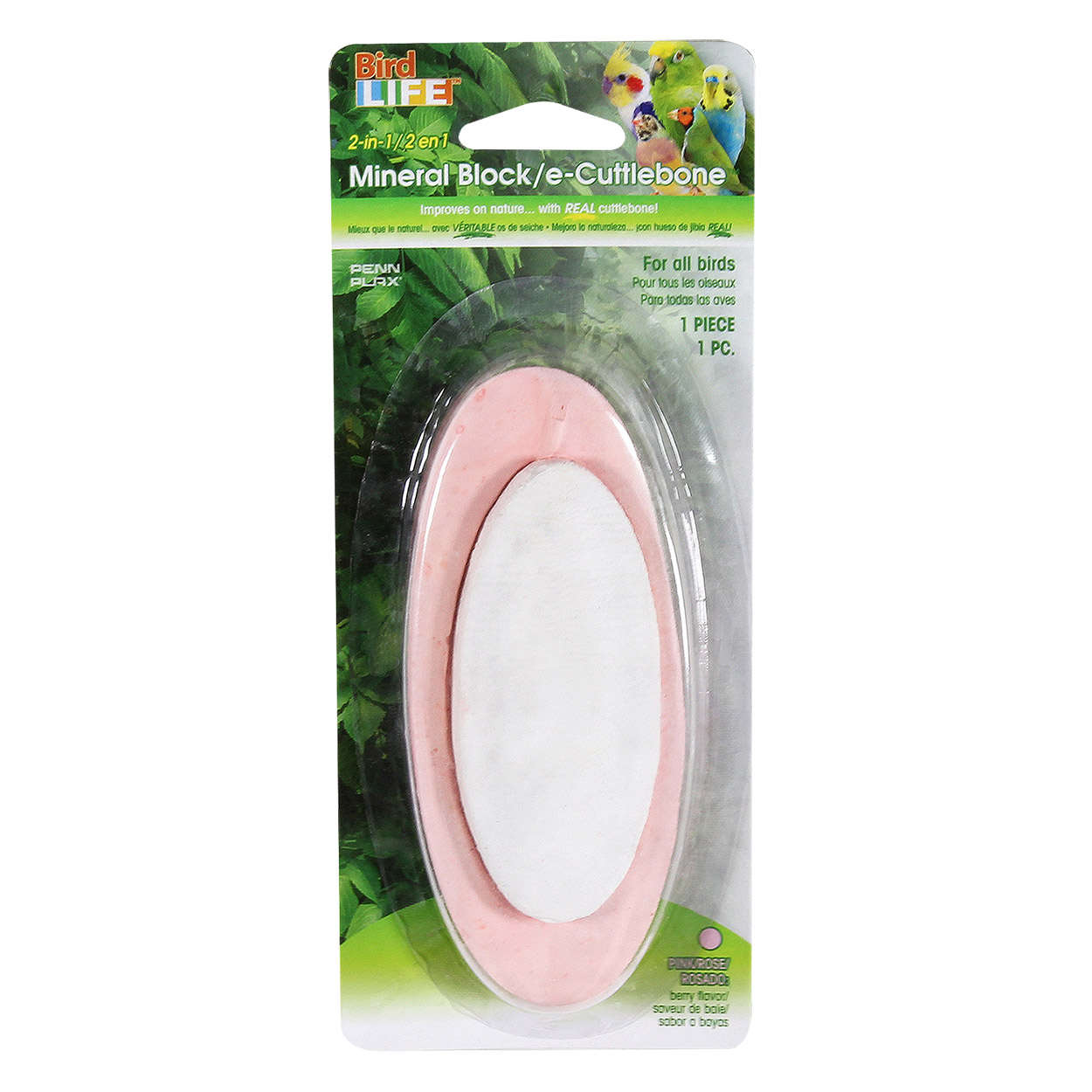 Mineral Block e-Cuttlebone - Berry