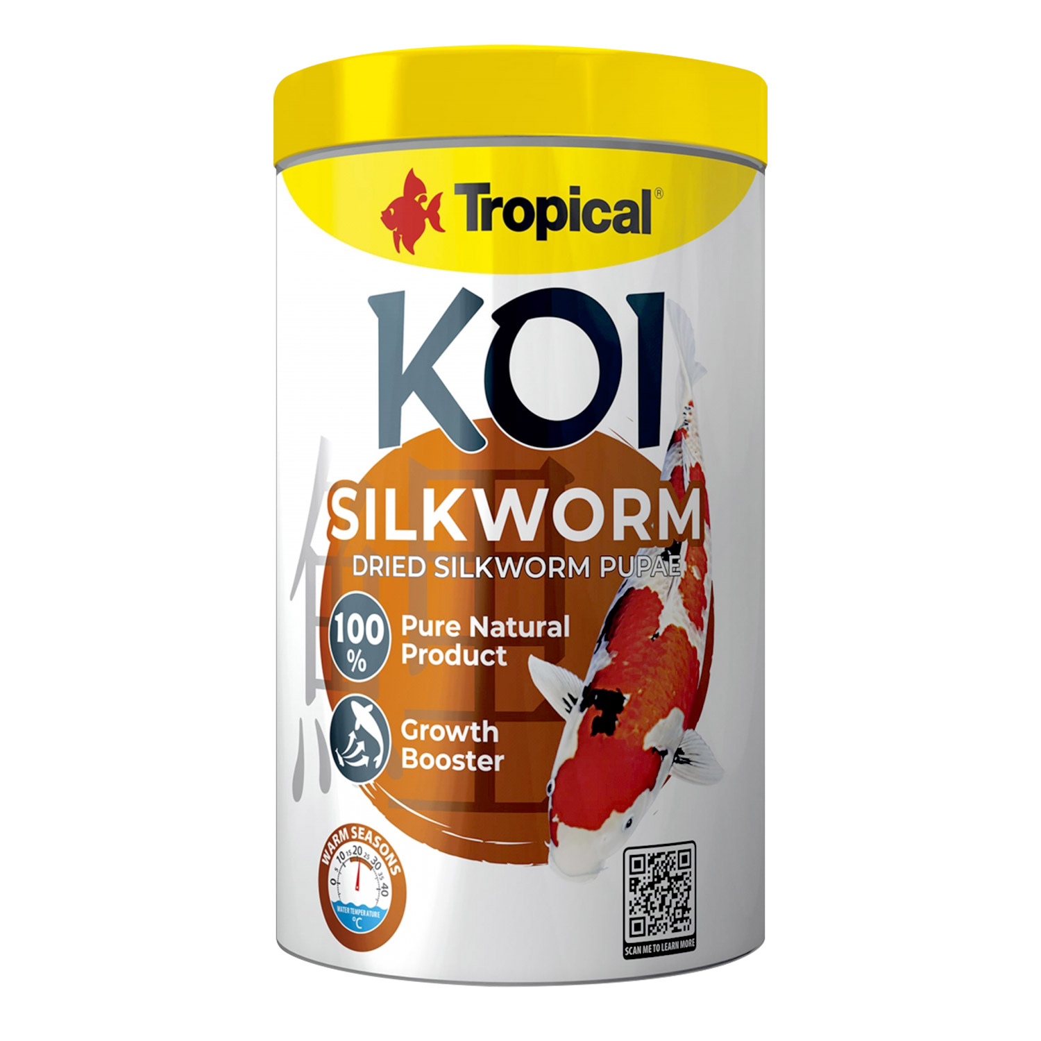 Koi Silkworm Dried Silkworm Pupae - 1L