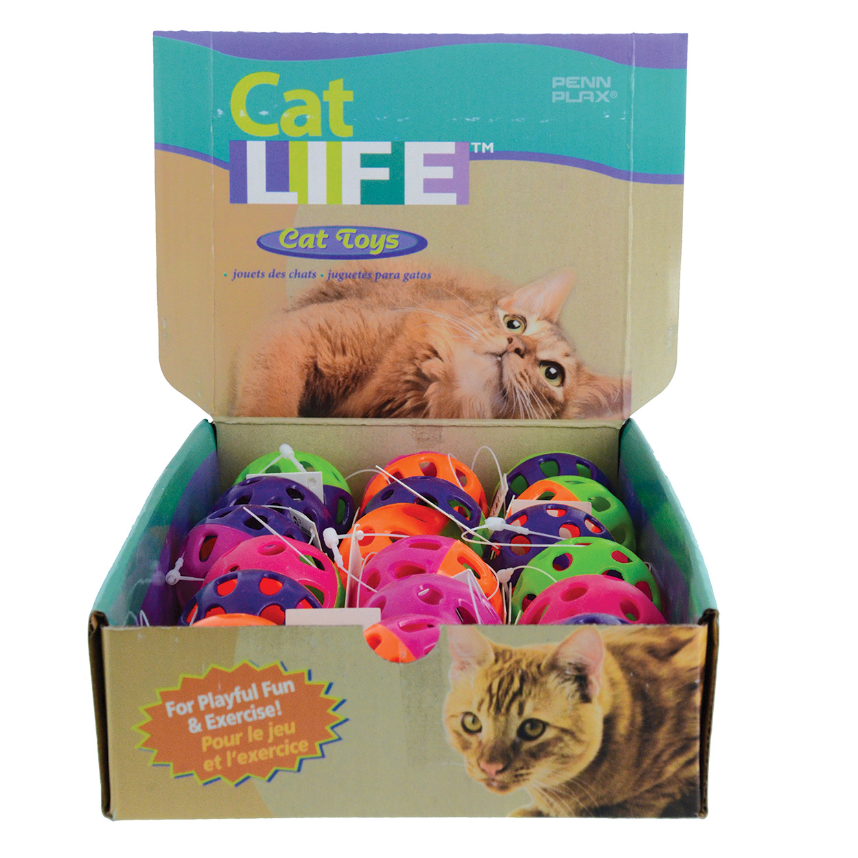 Plastic Lattice Ball Display - 18 pk