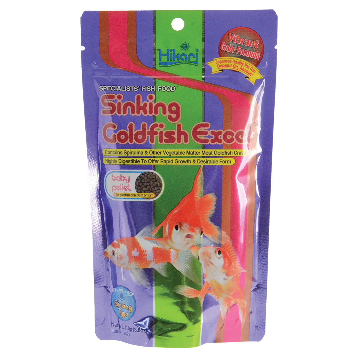 Sinking Goldfish Excel - Baby Pellets - 110 g
