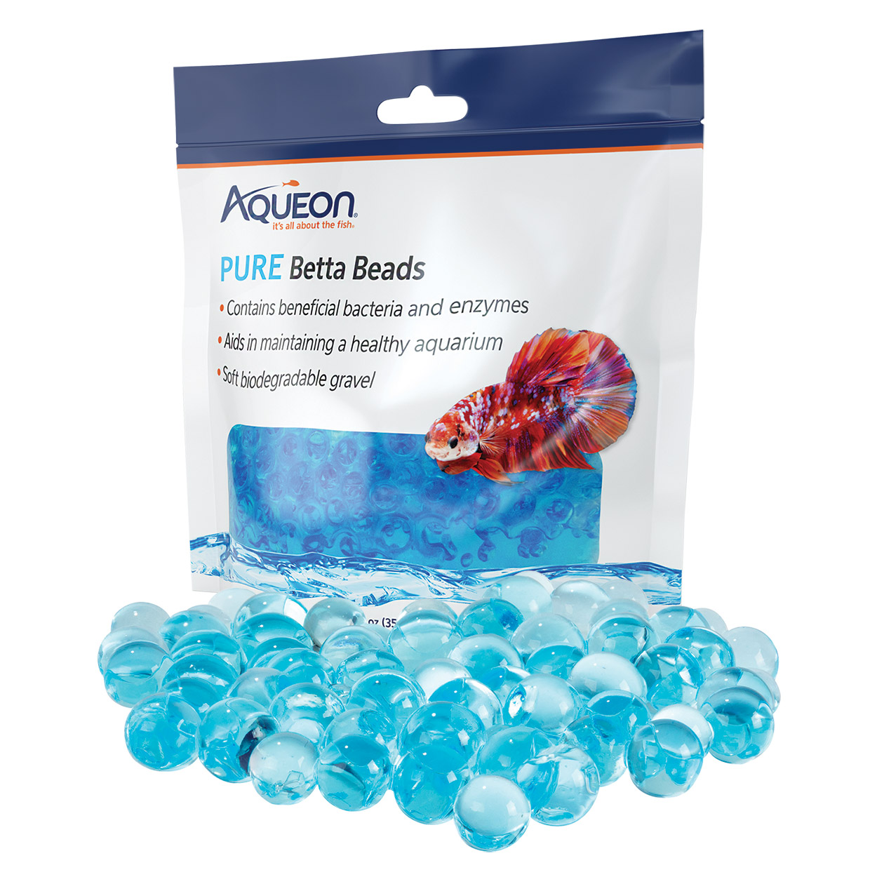 Pure Betta Beads - Blue - 350 ml