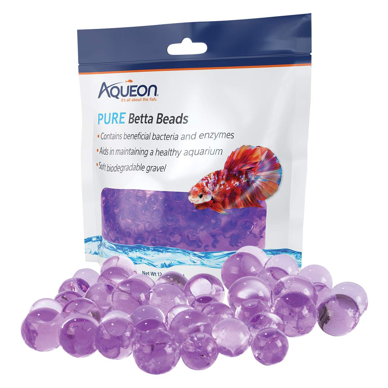 Pure Betta Beads - Purple - 350 ml