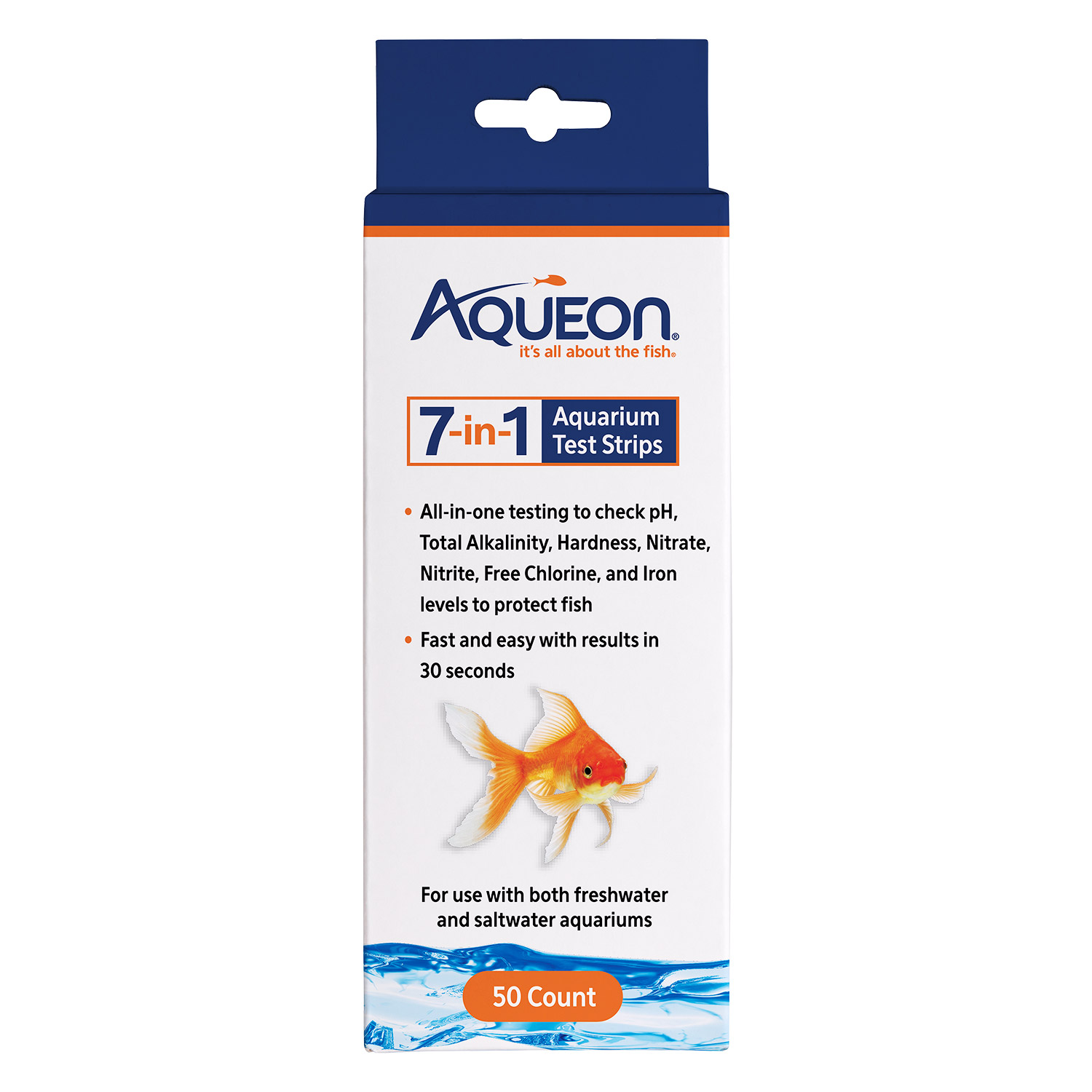 7-in-1 Aquarium Test Strips - 50ct