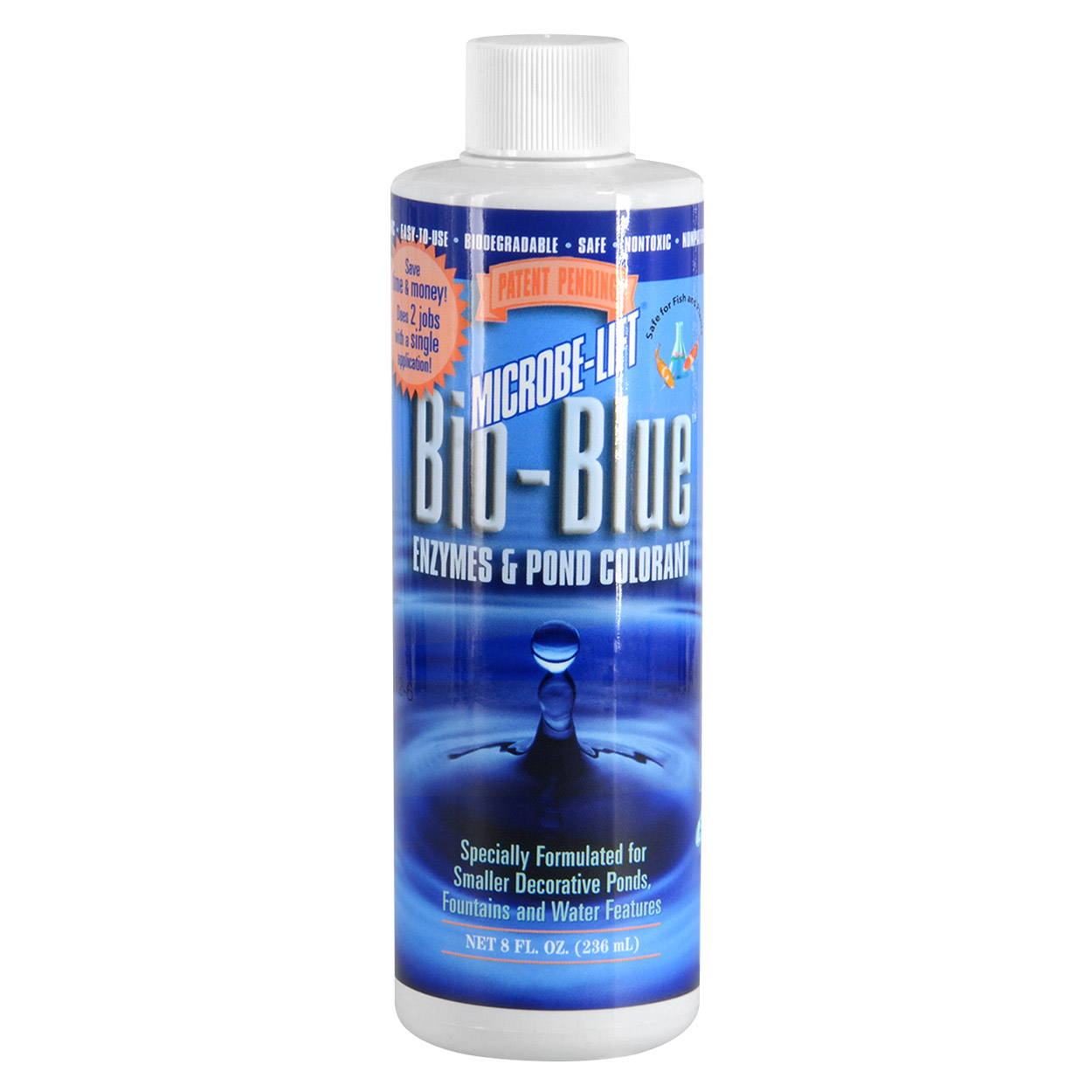 Bio-Blue Enzymes & Pond Colorant - 8 oz