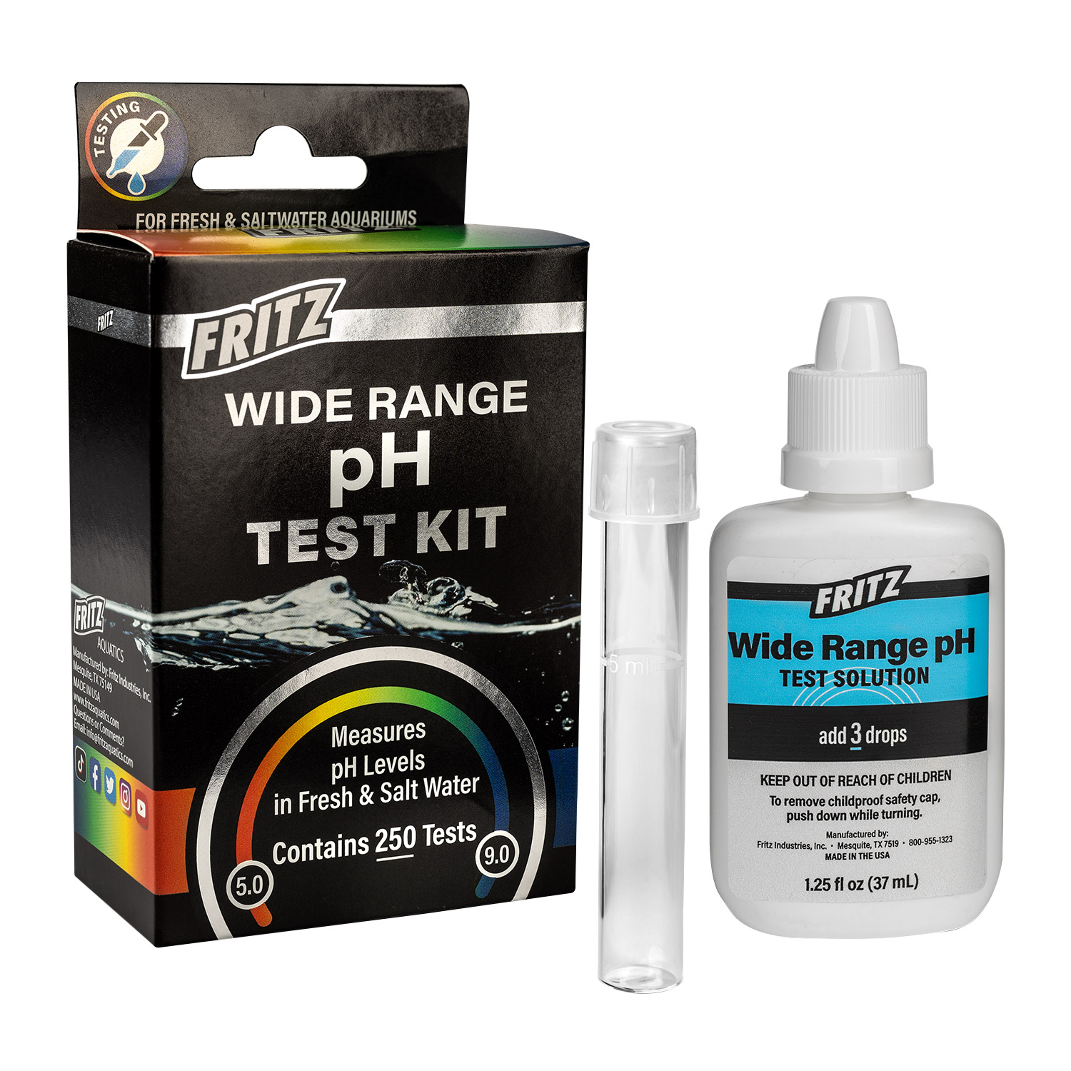 Liquid Test Kit - Wide Range pH