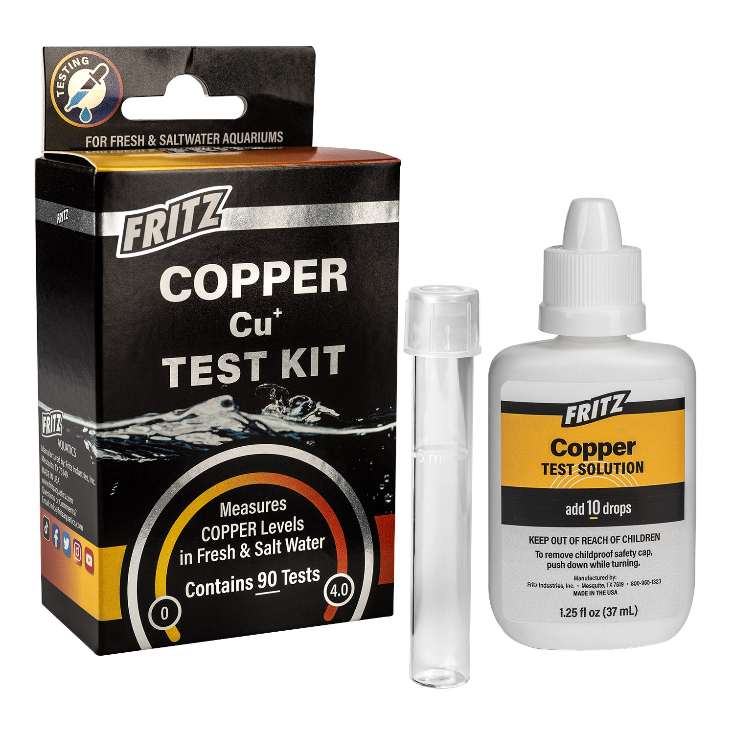 Liquid Test Kit - Copper