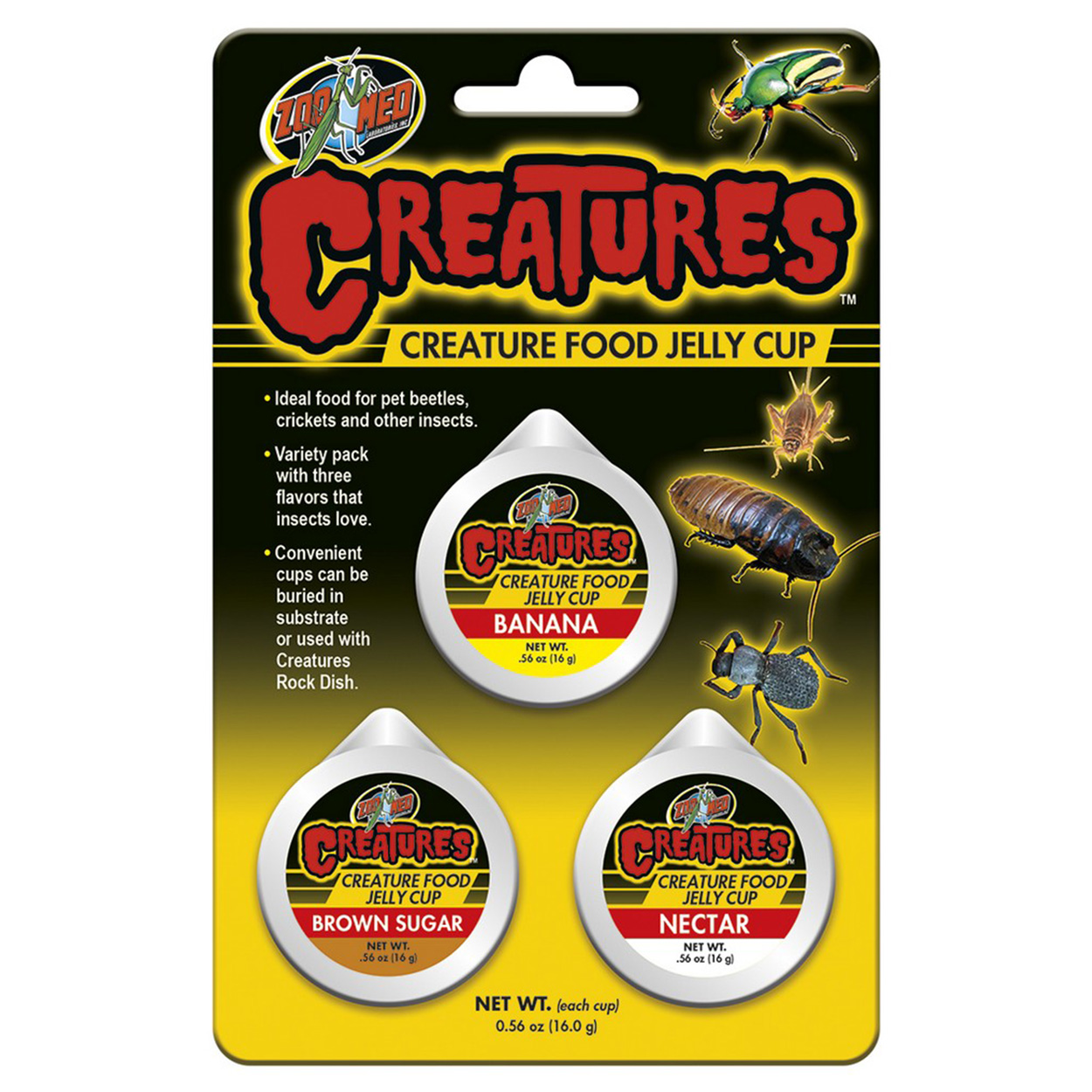 Creatures Creature Food Jelly Cup - 3 pk