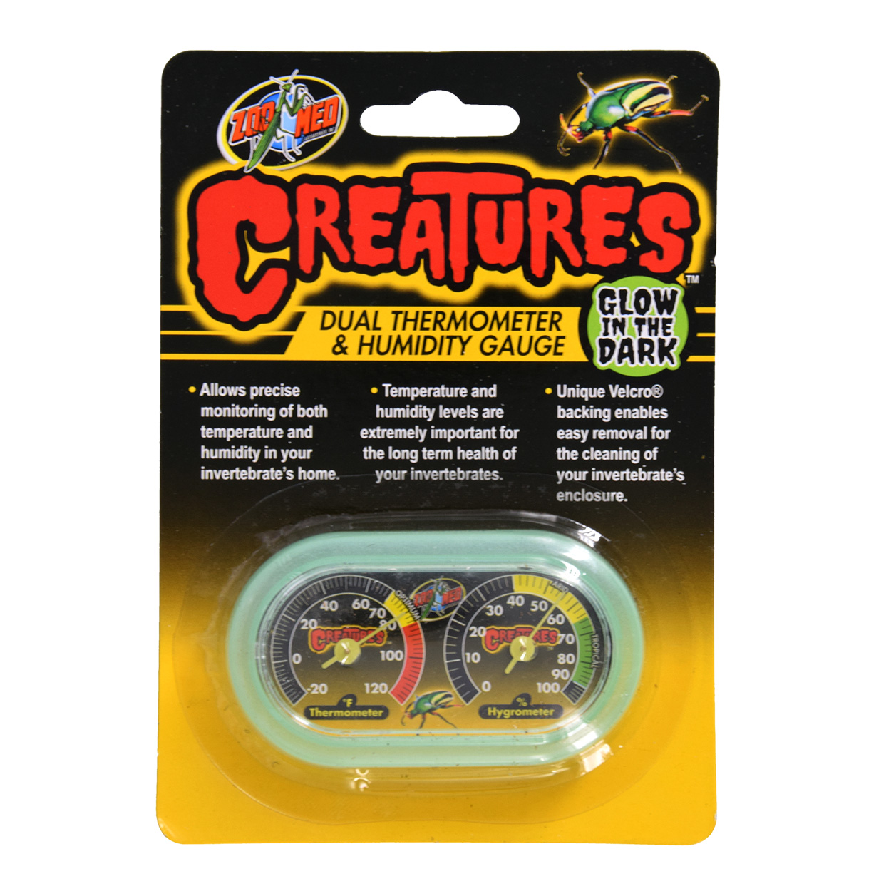 Creatures Dual Thermometer & Humidity Gauge