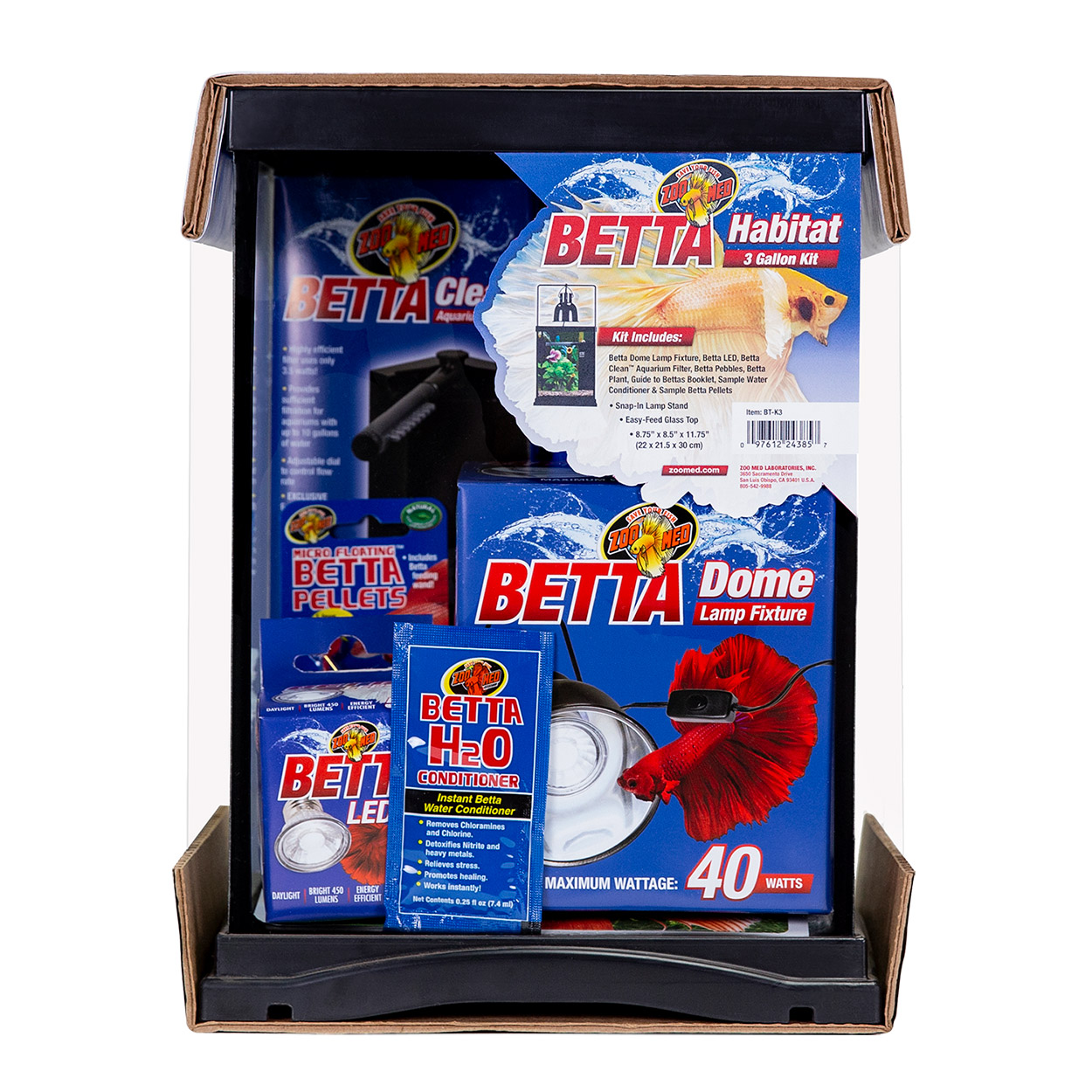 Betta Habitat Kit - 3 gal