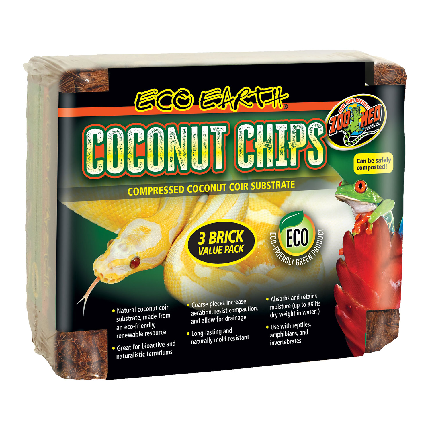 Eco Earth® Coconut Chips - 3 pack